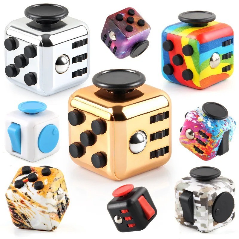 1pc Fidget Cube Hand Spinner Stress Relief Sensory  for Kids and Adults - NEW