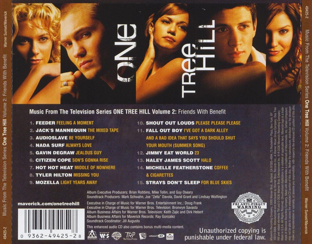 VARIOUS ARTISTS - ONE TREE HILL - MUSIC FROM THE TELEVISION SERIES, VOL. 2: FRIE