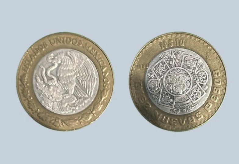 Mexican 10 New Pesos, 1993