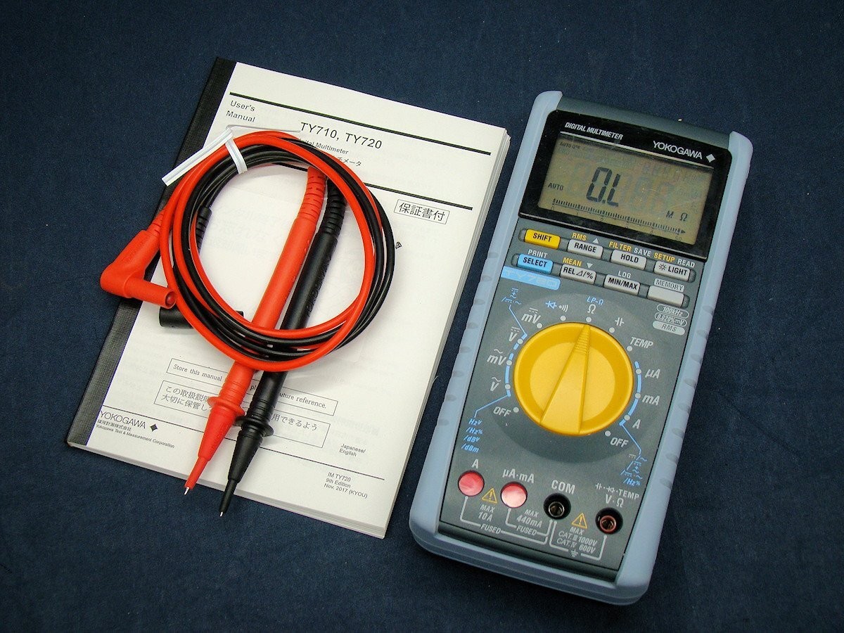 YOKOGAWA TY720 4.5-Digit True RMS Handheld Digital Multimeter DMM Tested USED
