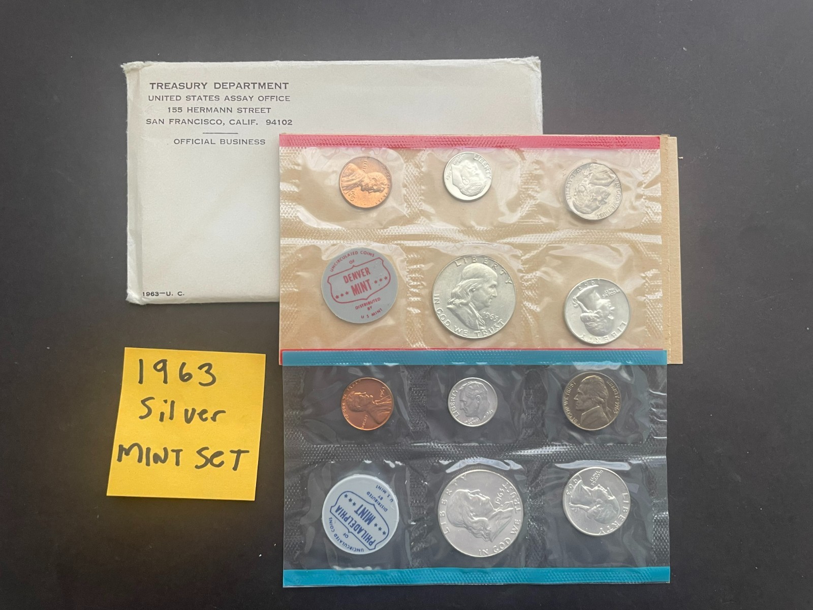 1963 US SILVER MINT SET