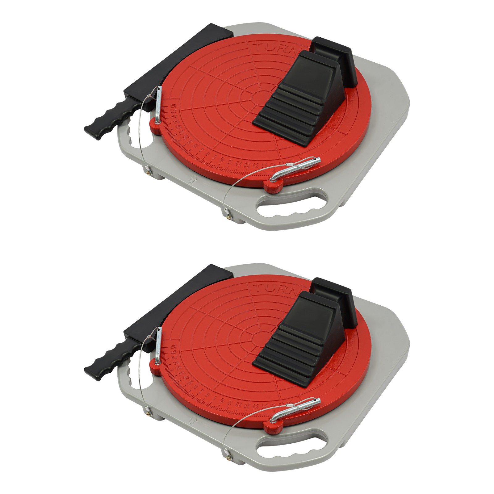 2Pcs Wheel Alignment Turn Plates Wheel Alignment Tool 360° Rotating 6613.87lbs
