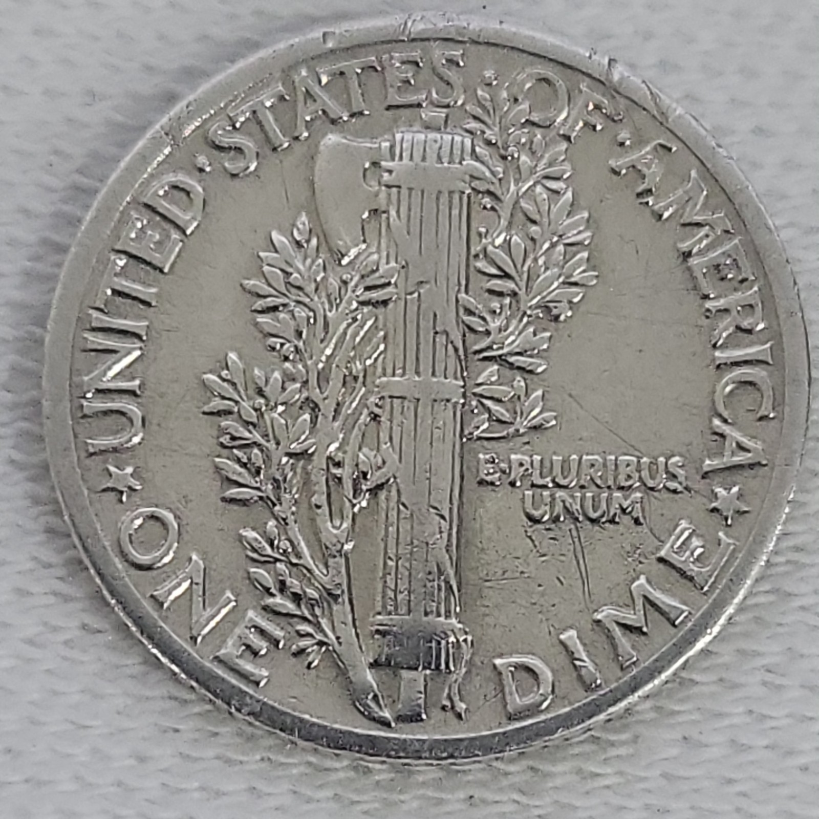 1937 Mercury Dime in VF Condition (it has been cleaned)