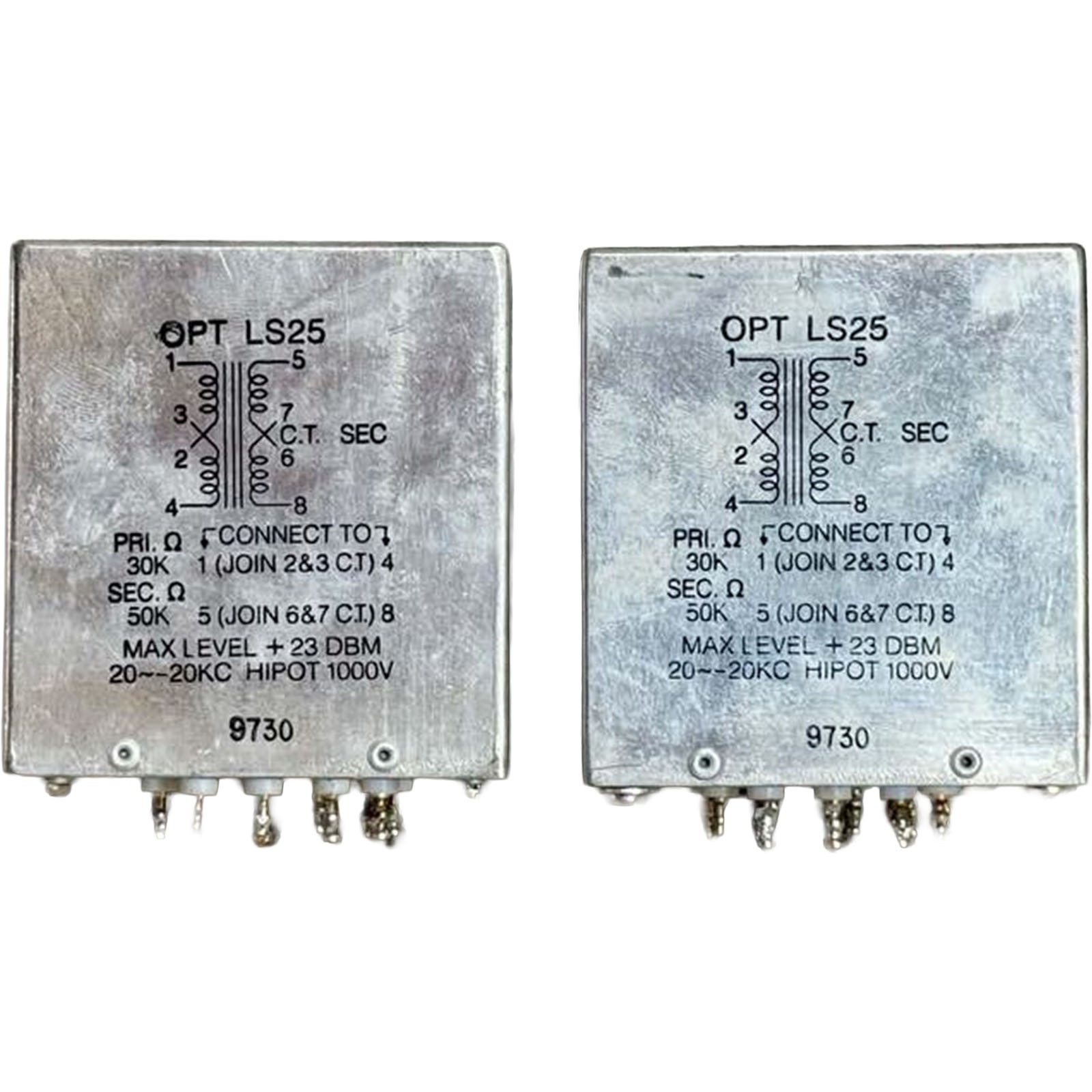 UTC LS-25 Output Transformer Pair Vintage Tube Amp Audio OPT LS25 Tested Auth JP