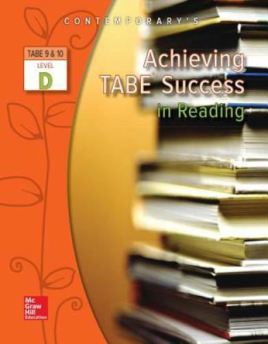 Achieving TABE Success In Reading, Level D Workbook (Achieving TABE Succe - GOOD