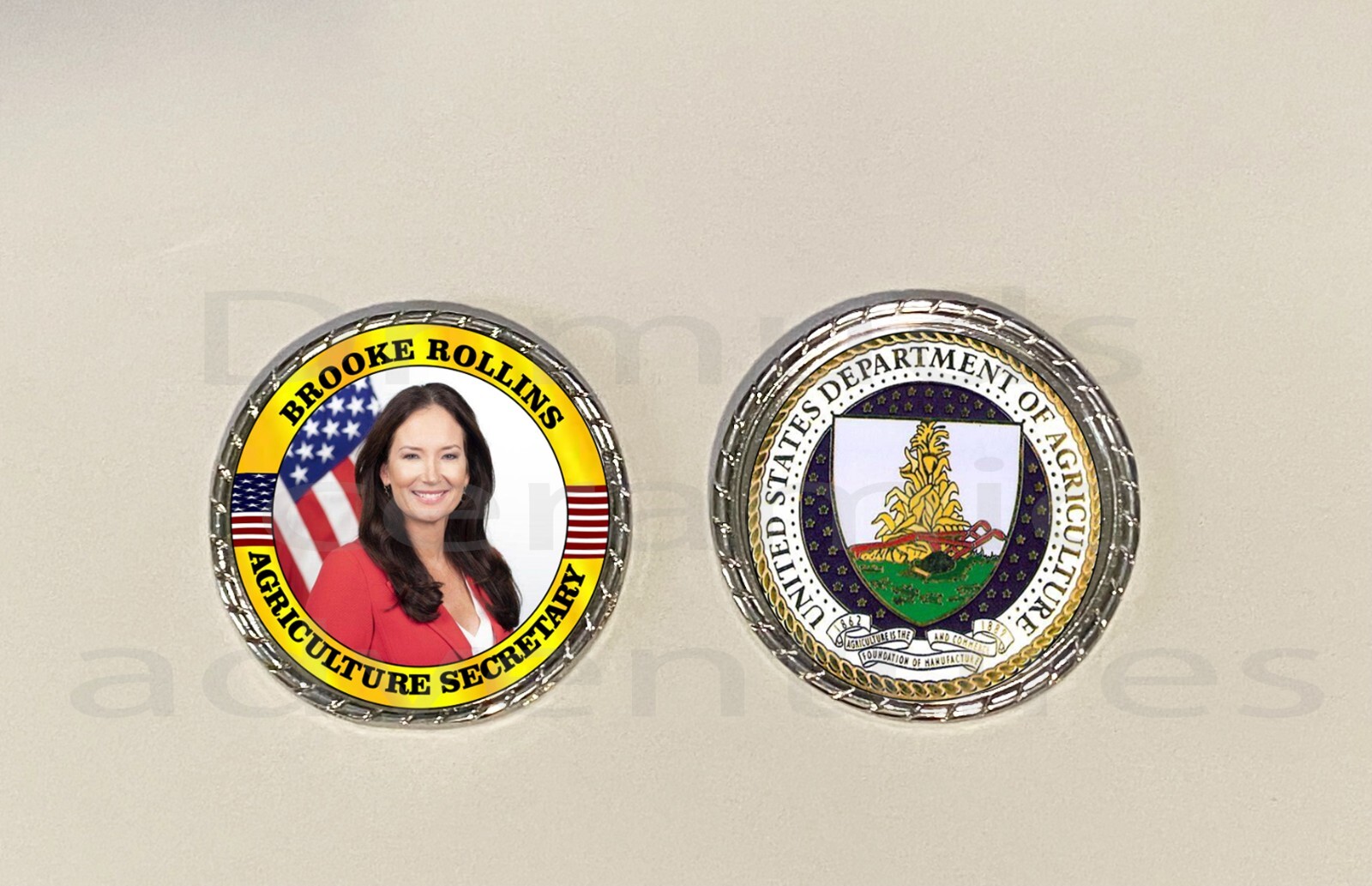 Pres. Trump BROOKE ROLLINS Agriculture Cabinet / Staff novelty coin get them all
