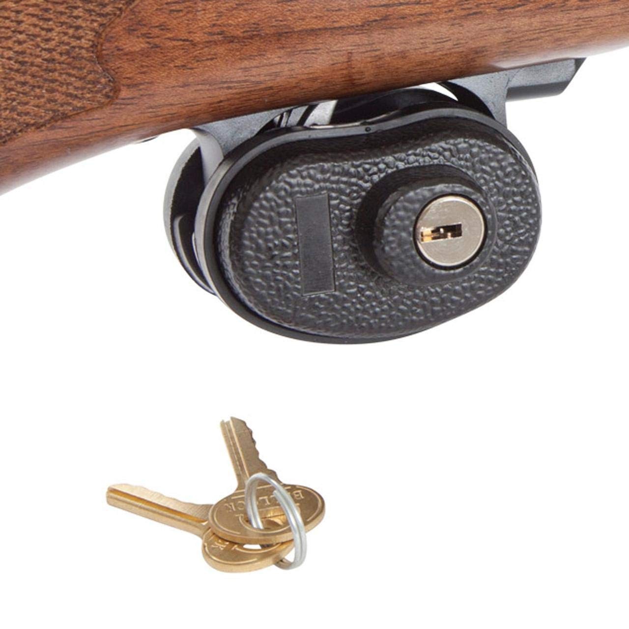 Allen Trigger Gun Lock for Shotguns Rifles Handguns with 2 Keys Black