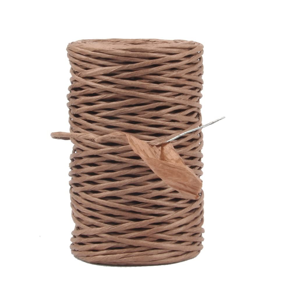 Floral Wire, Rustic Paper Wrapped Wire 2mm 14 Gauge 164 Feet Waterproof Paper