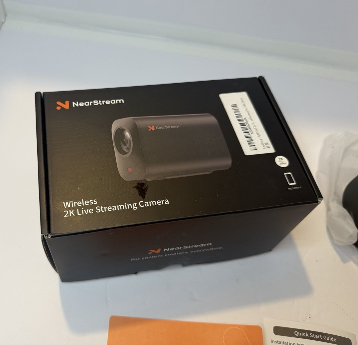 NearStream Wireless 2K Live Streaming Camera Webcam AW-VM33 USB-C 30fps Black