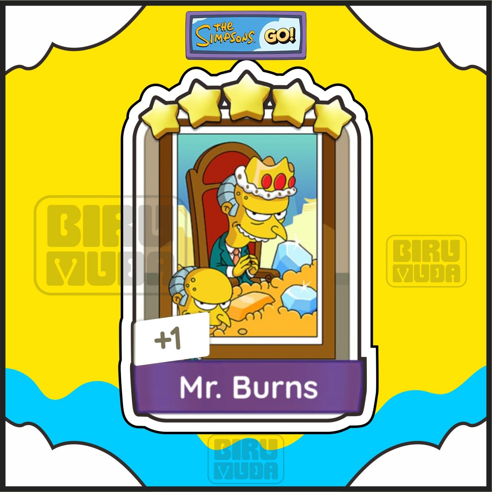 Mr. Burns_⭐mono_poly⭐_5 Star Sticker_⭐go_Fast respond 24/7