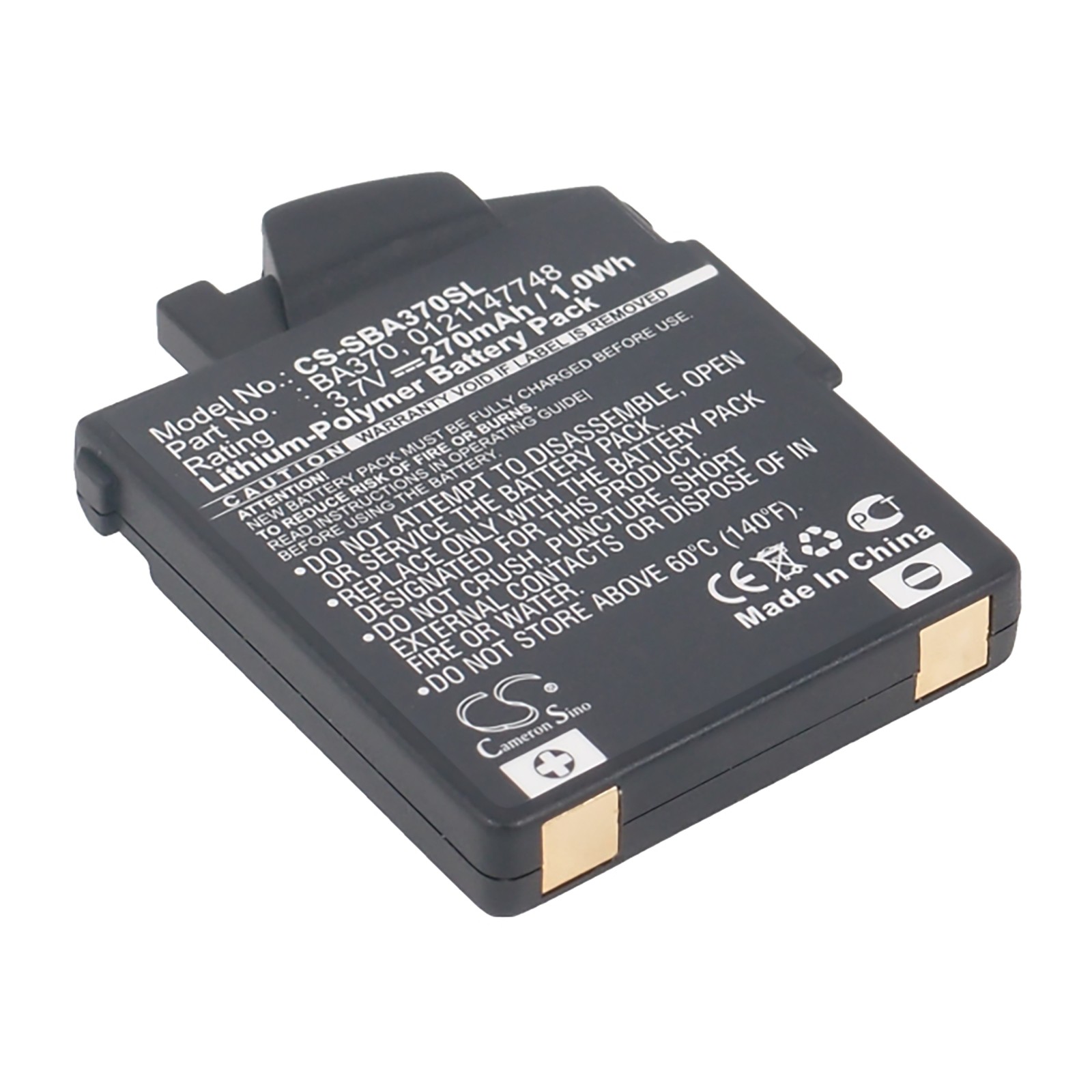 Battery for Sennheiser PXC 310 BT MM 400 500 MM 450 Travel 0121147748 BA-370PX