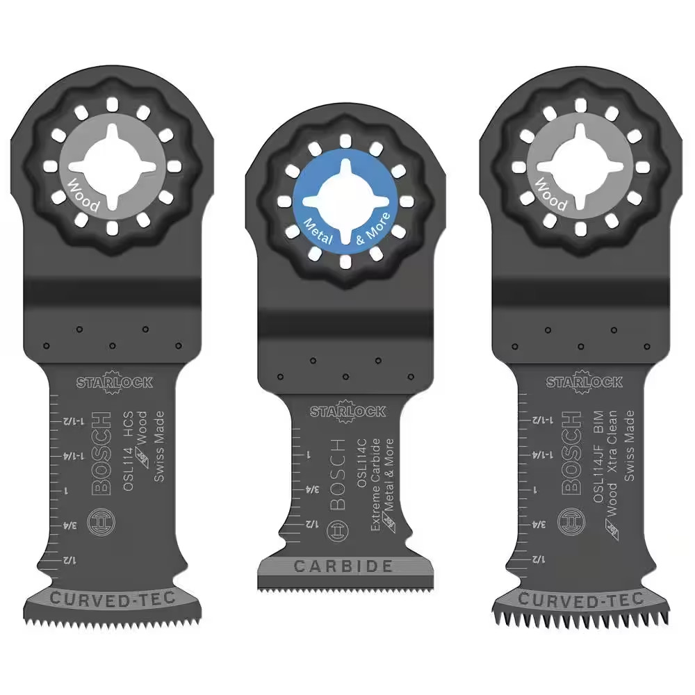 Starlock Oscillating Multi-Tool Accessory Blade Set (3-Piece) Free Shipping New