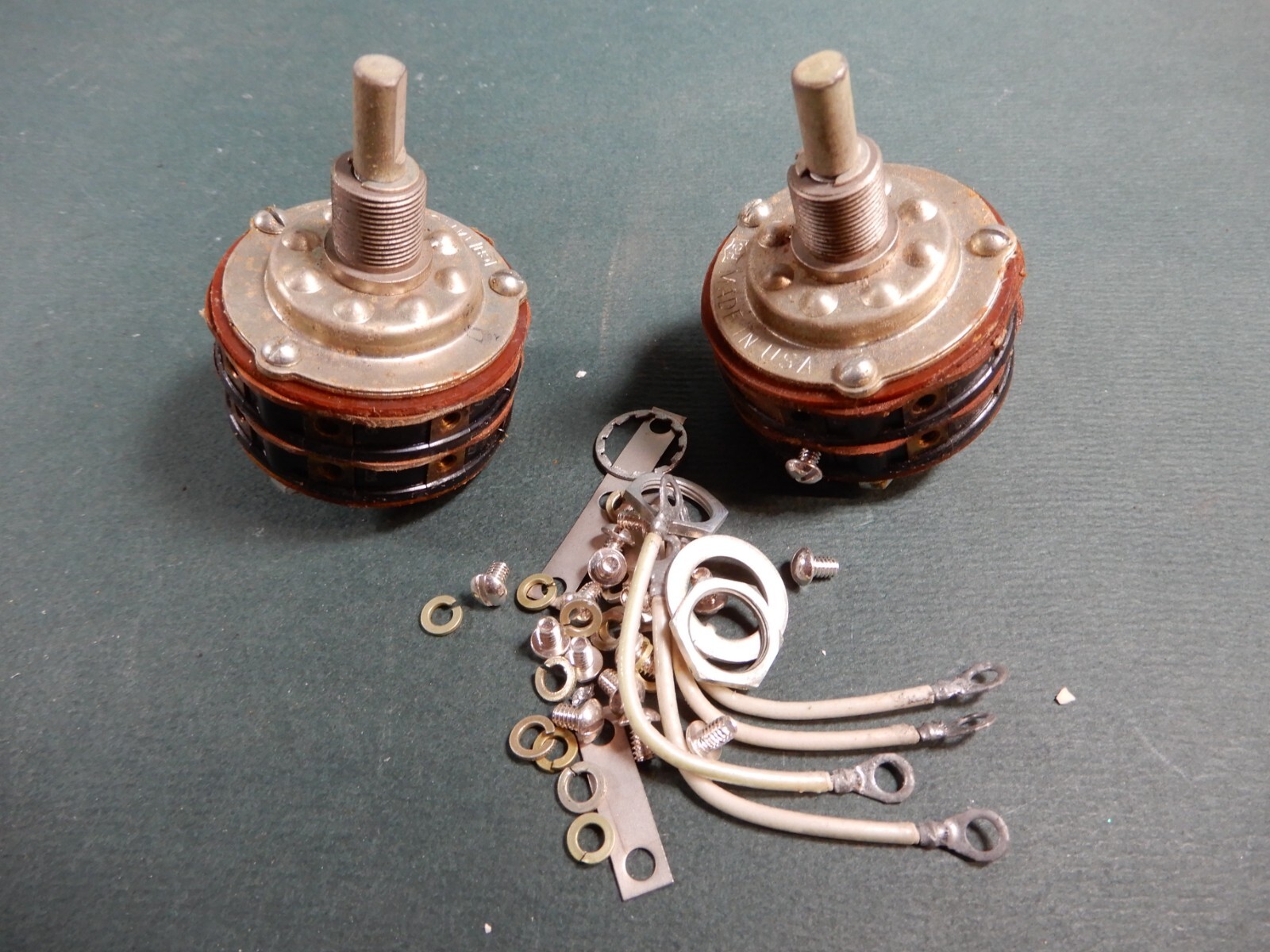 CH Lot of NOS Military Selector Switches Quantity 2 With Hardware Shown
