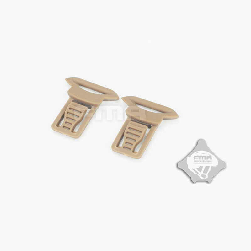FMA Goggle Swivel Clips 2pcs For Helmet Side Rails Tactical Combat Plastic Mount