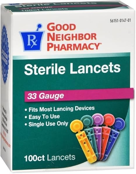 Good Neighbor Pharmacy Lancets, 33 Gauge, 3/26