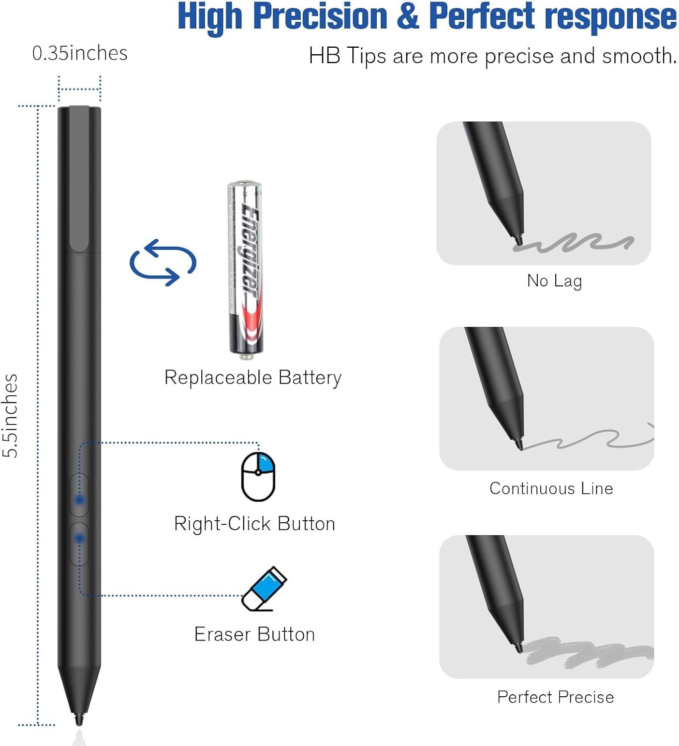 ASUS Active Stylus Pen, 1024 Pressure Sensitivity^