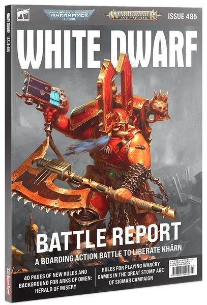 Games Workshop Warhammer White Dwarf Magazine Issue 485