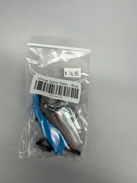 Virtue Paintball SPIRE 1  Switch Button Plate BLUE NIB