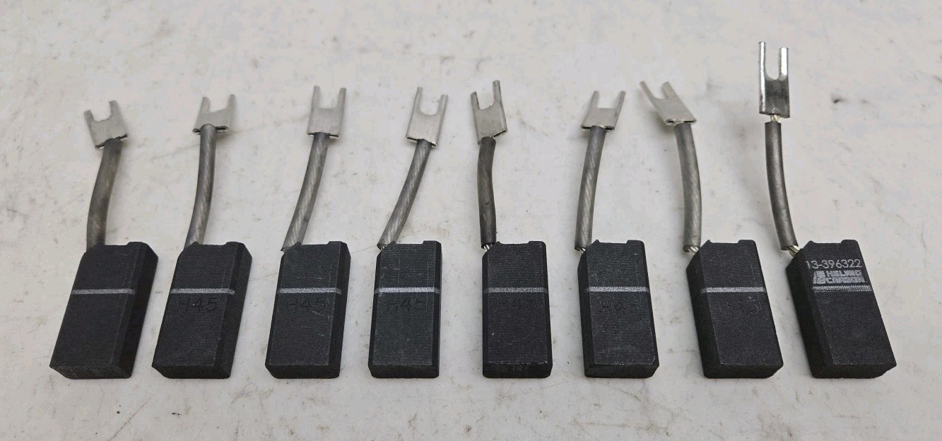 8 Pack H45 Carbon Brush H45 Replacement Brushes For Electric Motors New Lot of 8