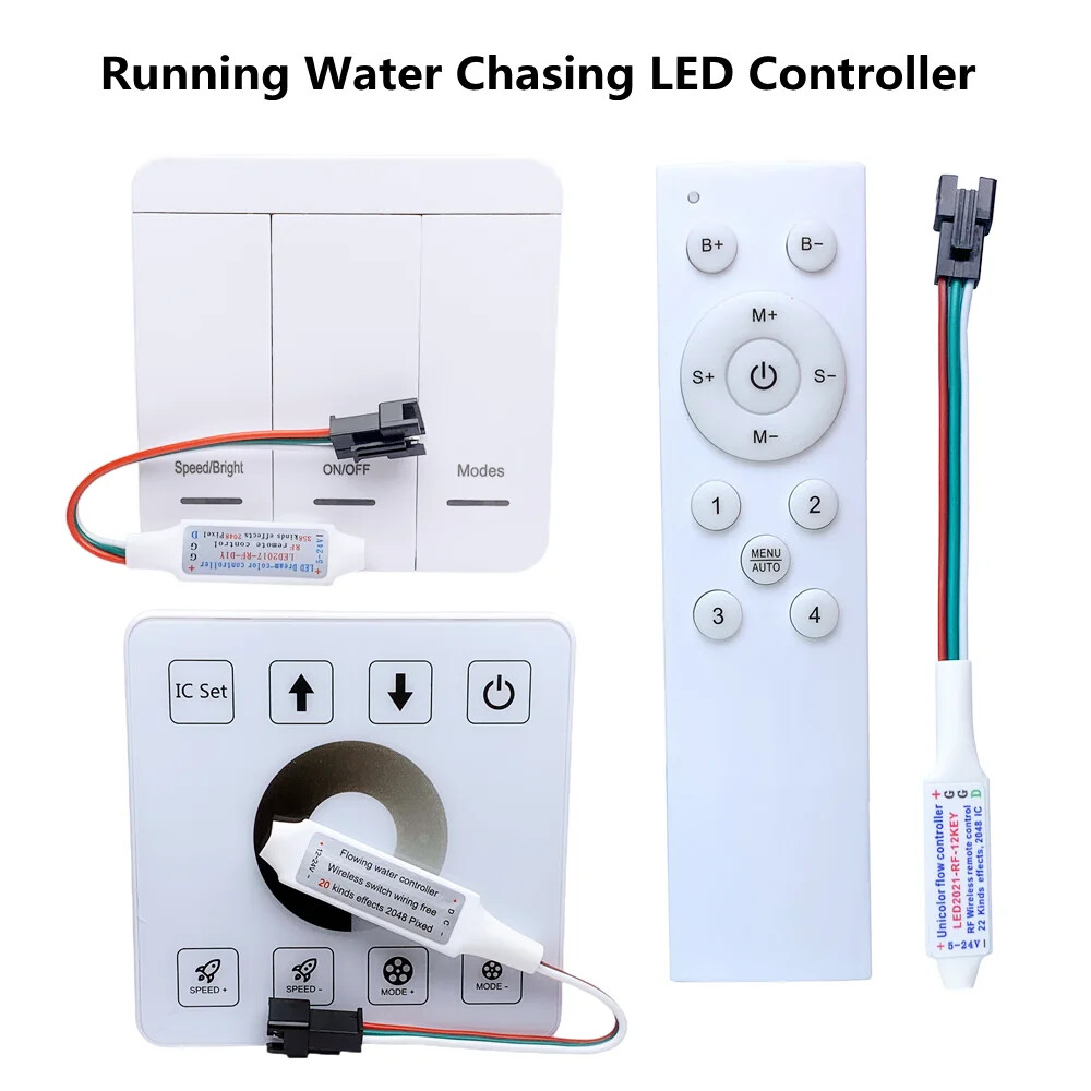 12-24V Controller Wireless 5-24V Single Color RF 12key Wireless Remote Control