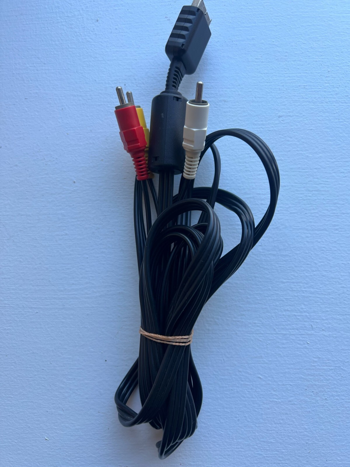 Sony PlayStation Genuine OEM Composite AV Cable Cord PS1 PS2 Red White Yellow