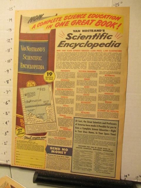 newspaper ad 1947 VAN NOSTRAND Scientific Encyclopedia geology botany zoology