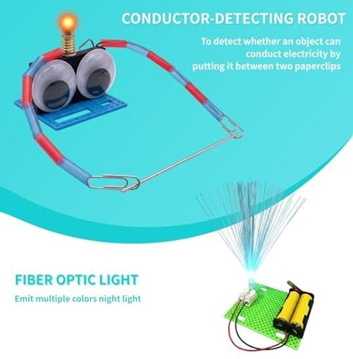 STEM Electric Circuit Kits - 8 Experiments in 7 Sets Science Circuit Kit