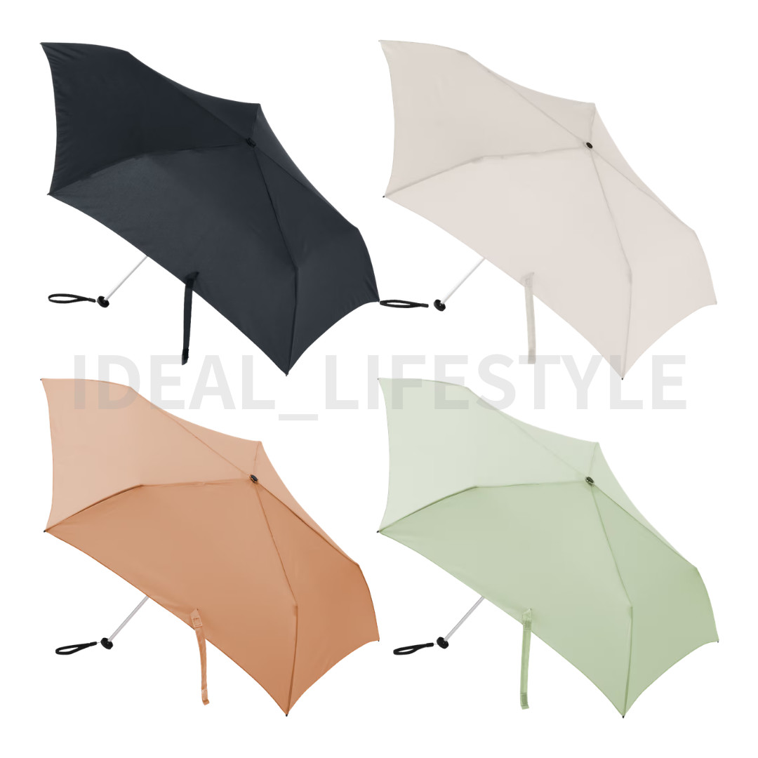MUJI Lightweight UV Protection & Rain Folding Umbrella UPF50+ Unisex NWT