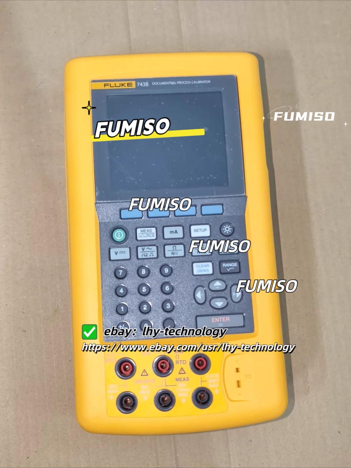 Fluke 743B Documenting Process Calibrator used&lh