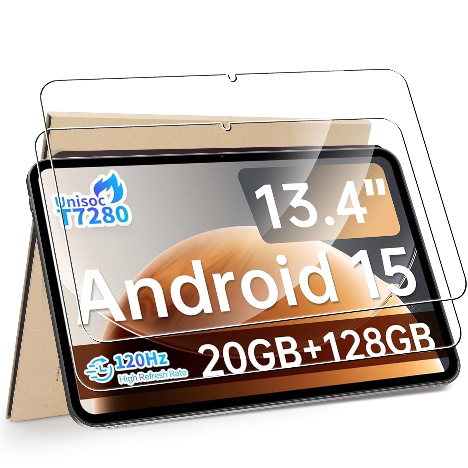 2-Pack Screen Protector Compatible with TECLAST T65 / T65 Plus 13.4", Tempere...
