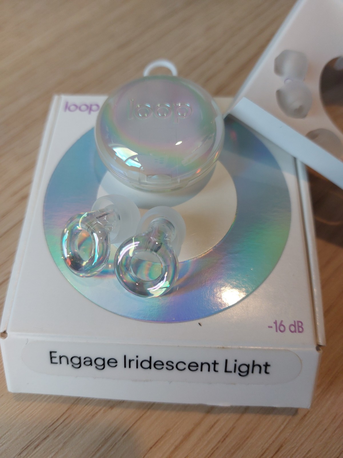 SEALED Loop Earplugs Iridescent Light Engage Official Genuine Transparentrainbow