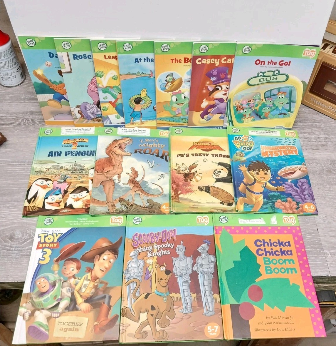 Leap Frog Book Lot of 14 Disney Learning