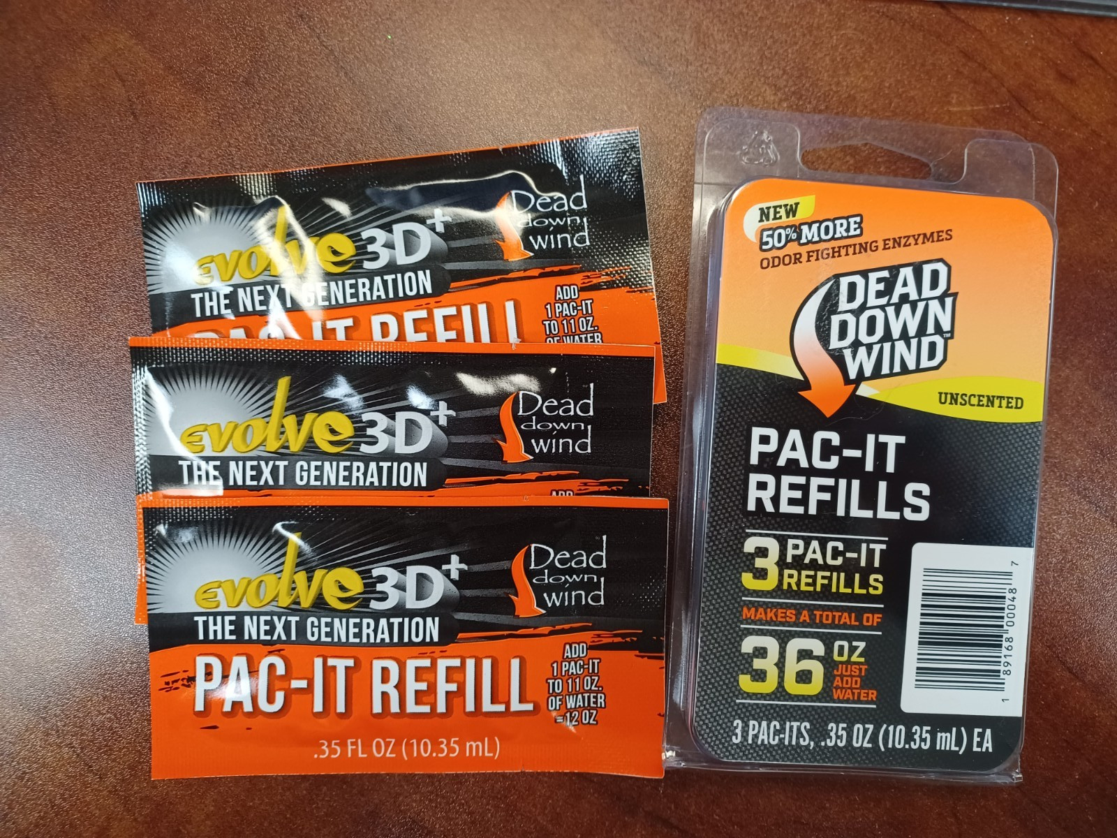 Dead Down Wind Evolve Field Spray Concentrate 3 Pac-It Refills, 0.35 oz Packets