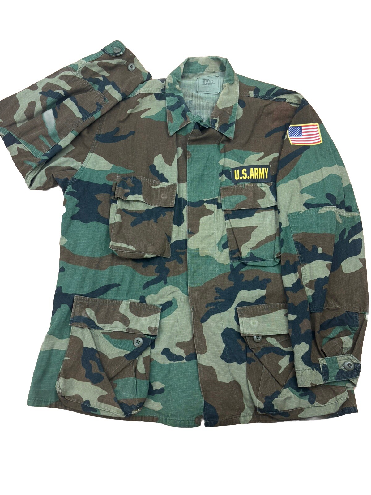 United States U.S. Army Camo Camouflage Jacket. Men’s Large.