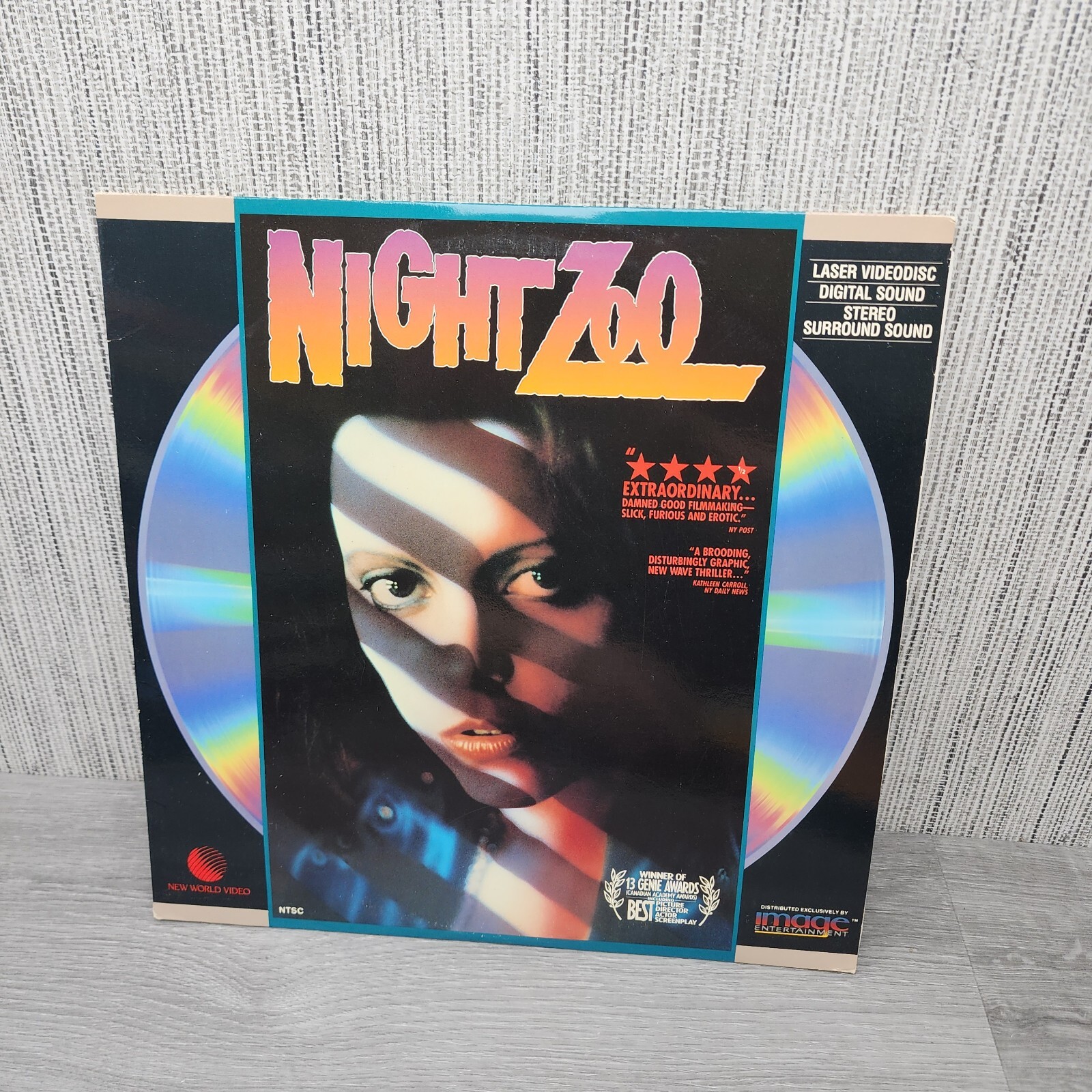 Night Zoo 1987 Laserdisc New World Home Video Laser Disc