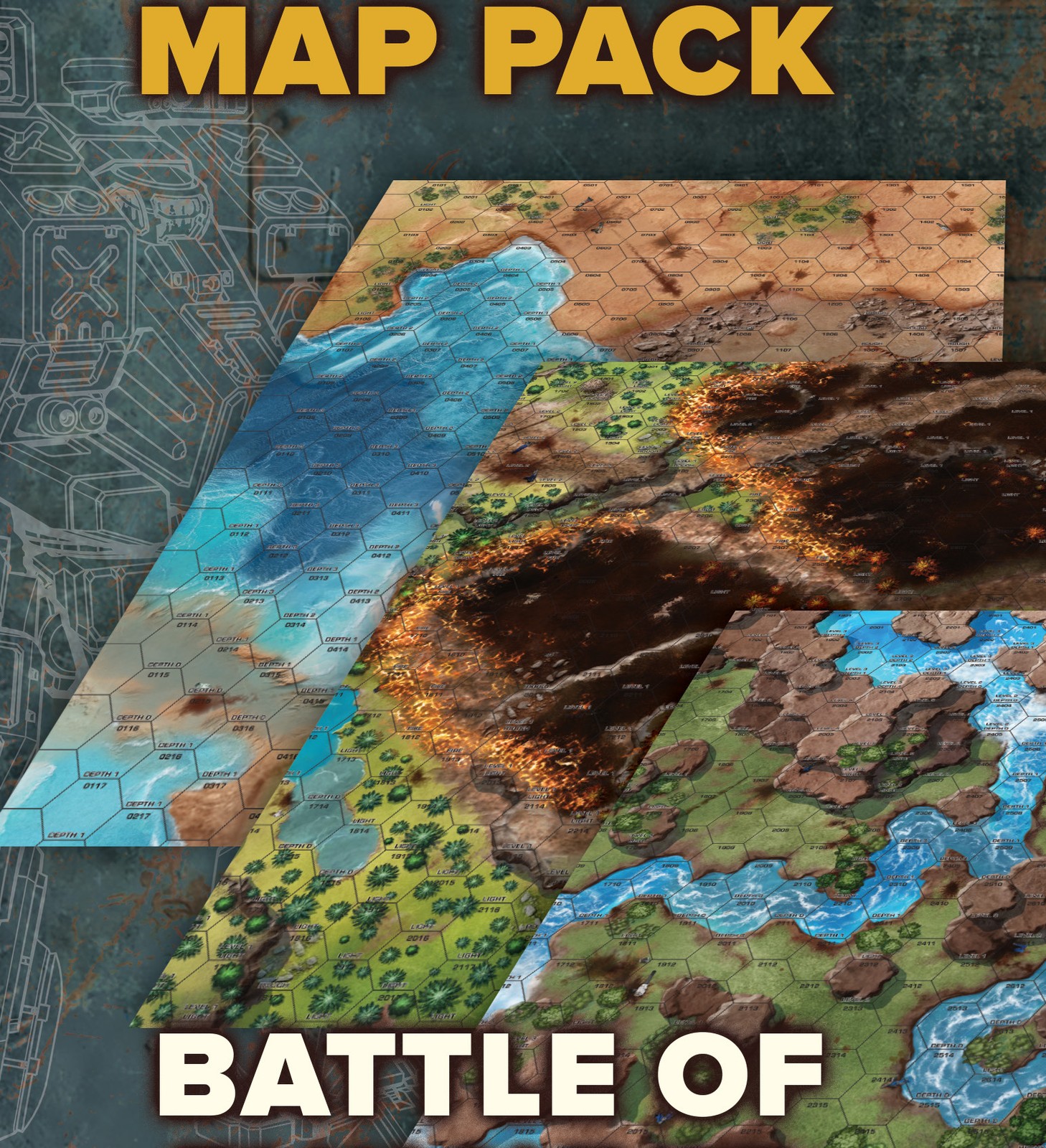Battletech Maps Battletech: Map Pack - Battle Of Tukayyid