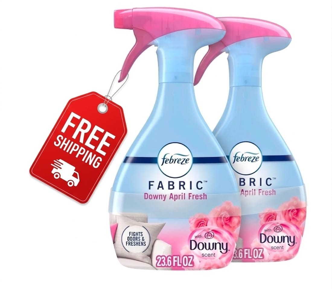 Febreze Downy April Fresh Fabric Odor Eliminator Spray - 23.6 fl oz, 2 Pack