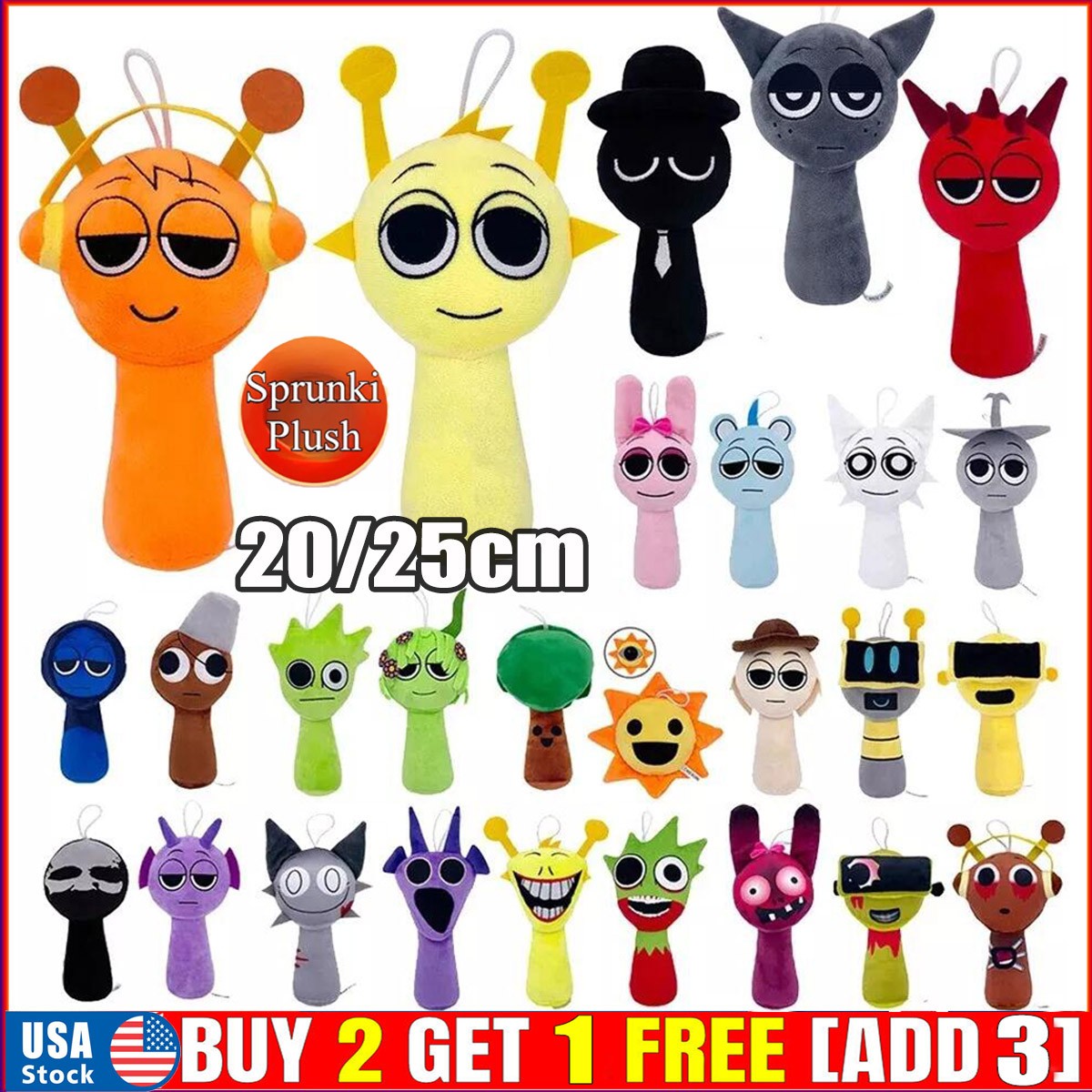 Sprunki Plush Toy Simon Oren Winda Sprunki Character Doll Plush Toy Xmas GiTL