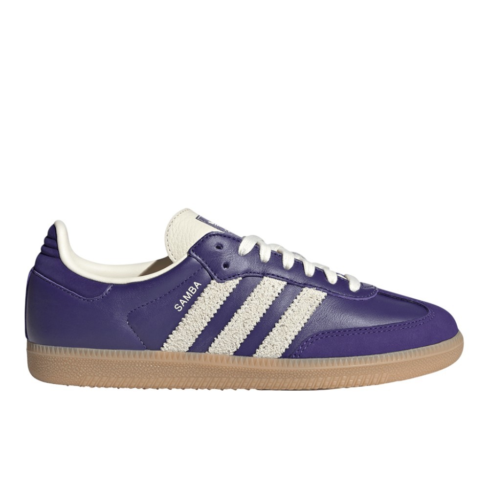 adidas Samba Og Lace Up  Womens Purple Sneakers Casual Shoes JI2736