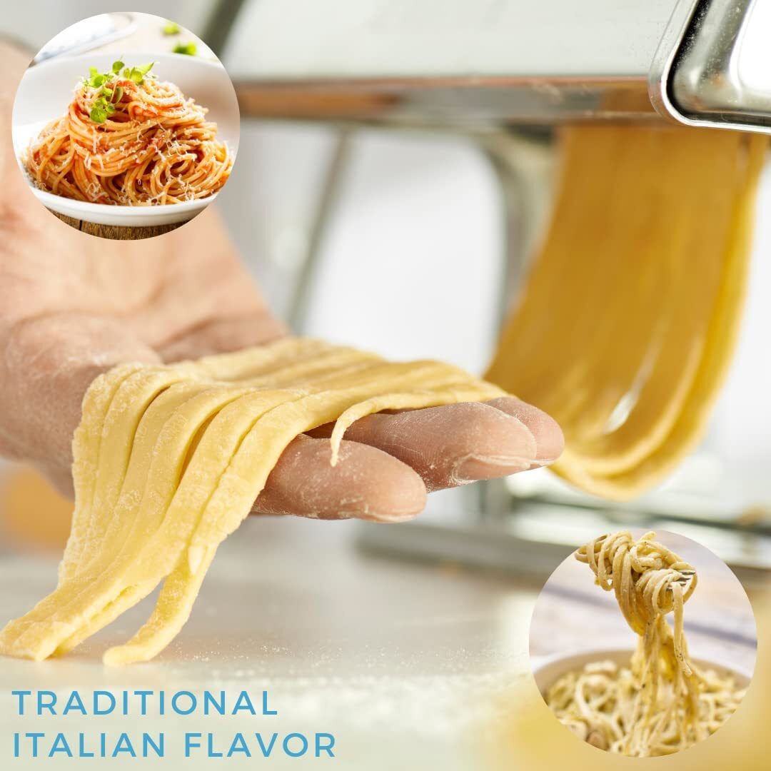 CucinaPro Pasta Maker Accessory Set- 5 Different Attachments