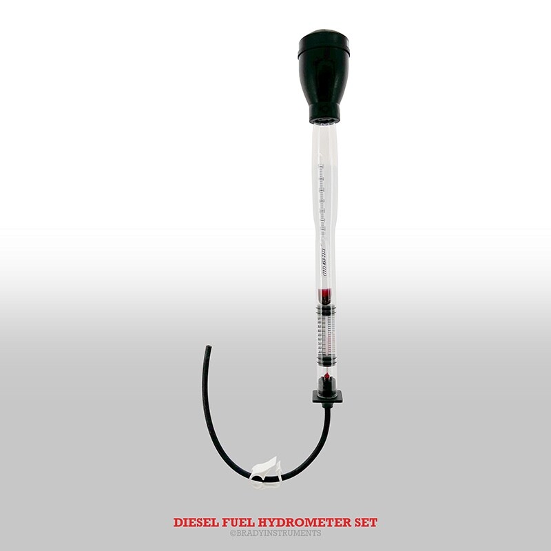 Diesel Fuel Hydrometer Set, Better MPG, Made in USA, Specific Gravity, Quality