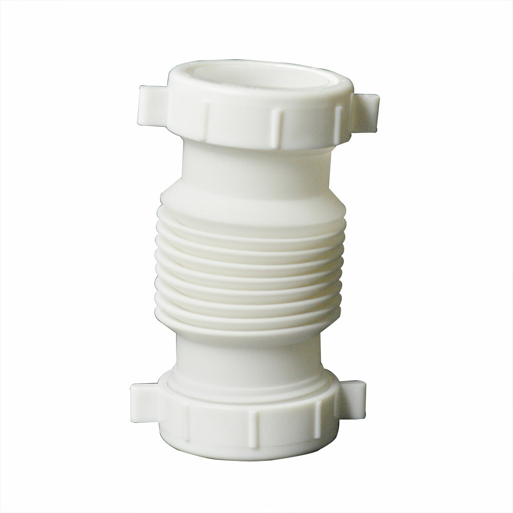 Plastic Tubular Flexible Accordian Design Slip Joint Coupling - Form Fit Type