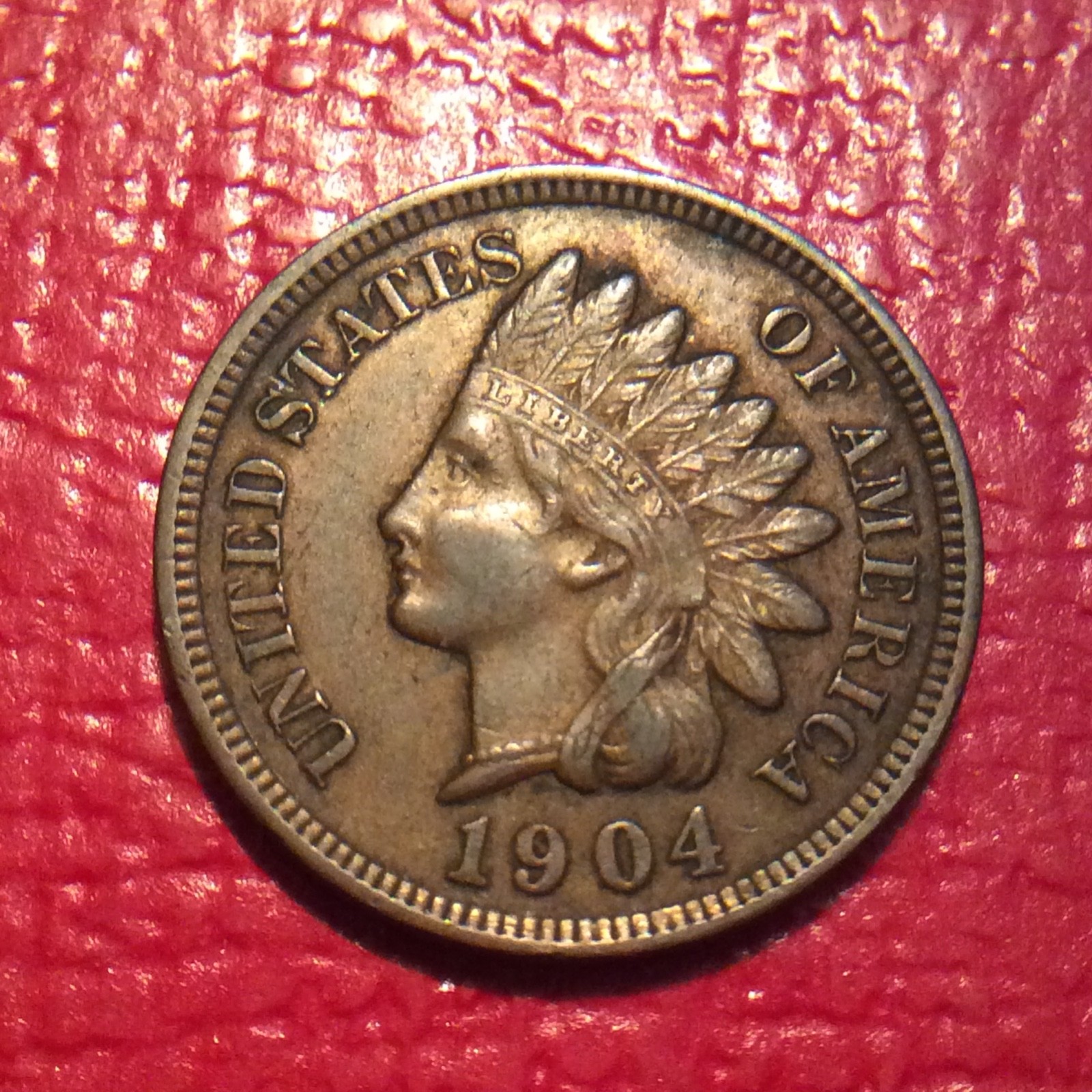 1904 INDIAN HEAD CENT  H-74 FREE SHIPPING