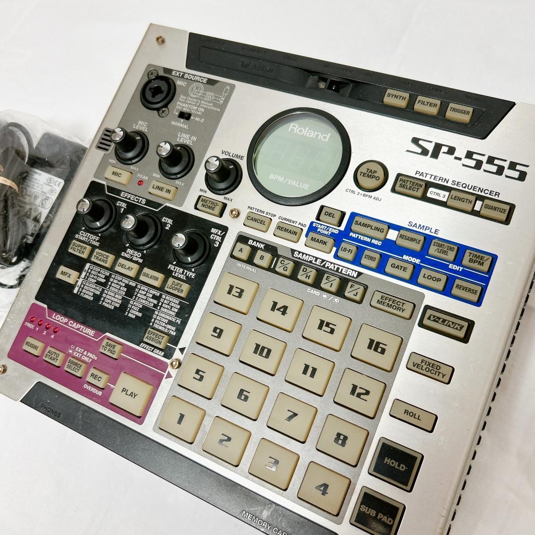 Roland SP-555 Creative Sampler with Performance Effects #0001