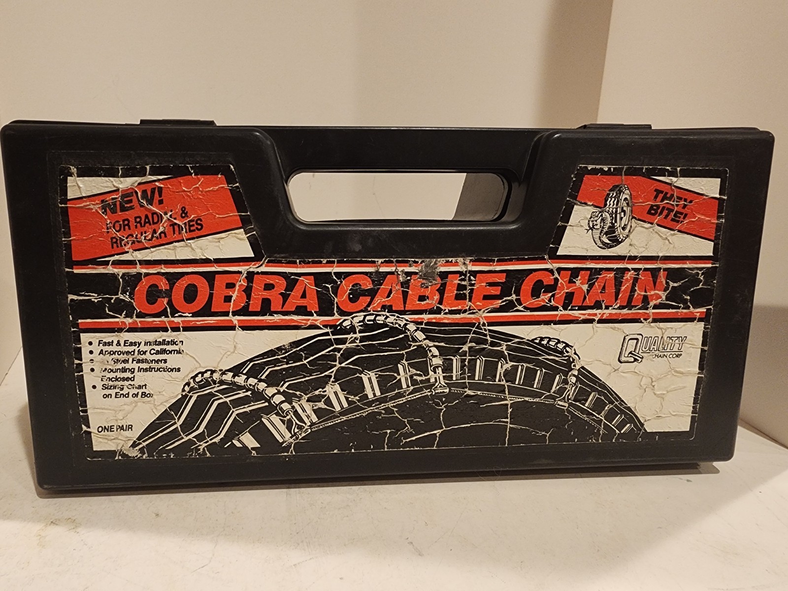 1034 Cobra Cable Tire Chains 1 Pair With Case