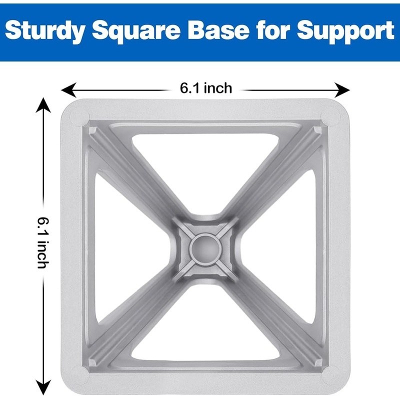 RV Stabilizer Jacks 7500 lbs Capacity Adjustable Height Tool-Free Setup 4-Pack
