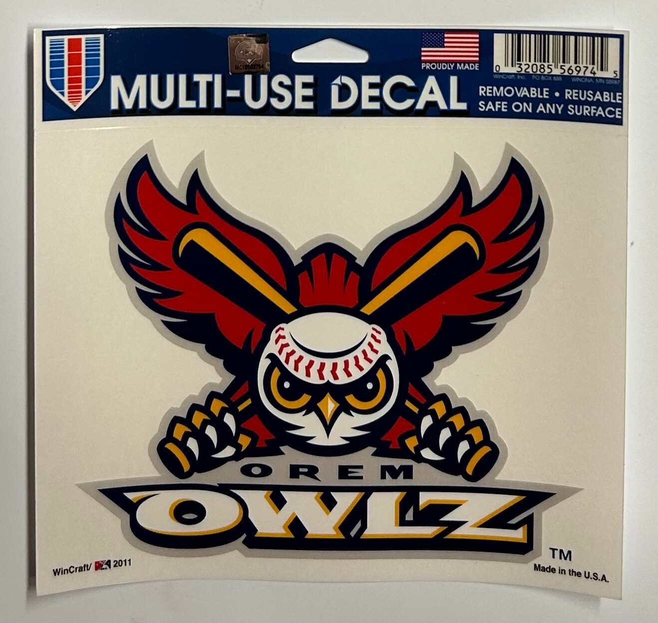 Orem Owlz Decal 5"x6" - Ultra Decal