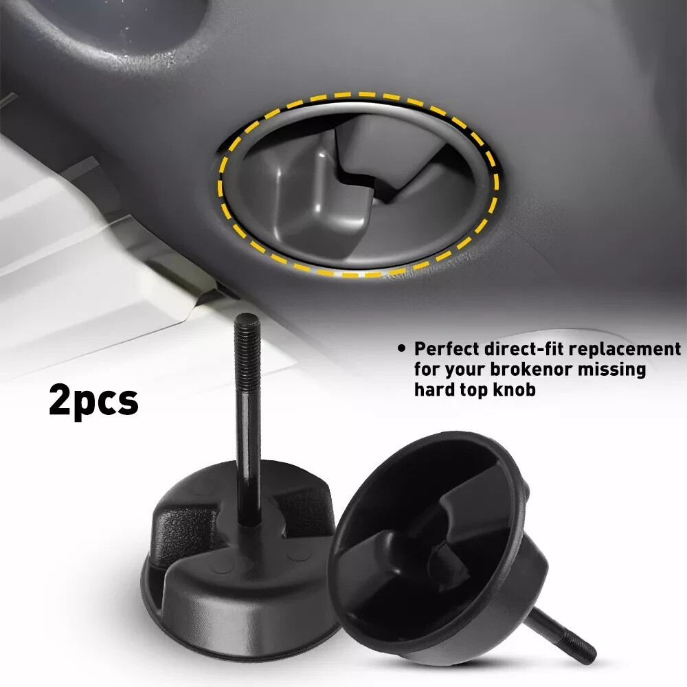 For 07-18 Jeep Wrangler JK Hardtop Freedom TargaTop Mounting Tab Screw Set of 2