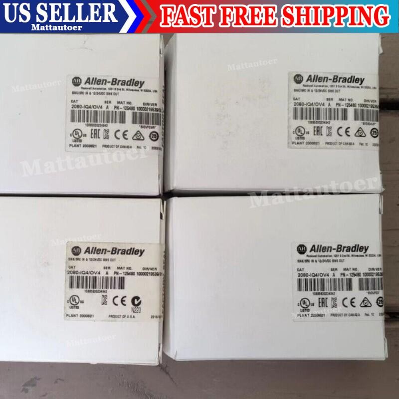 NEW ~ Allen-Bradley  2080-IQ4OV4  Micro800 8 Point Digital Combo Factory Seal