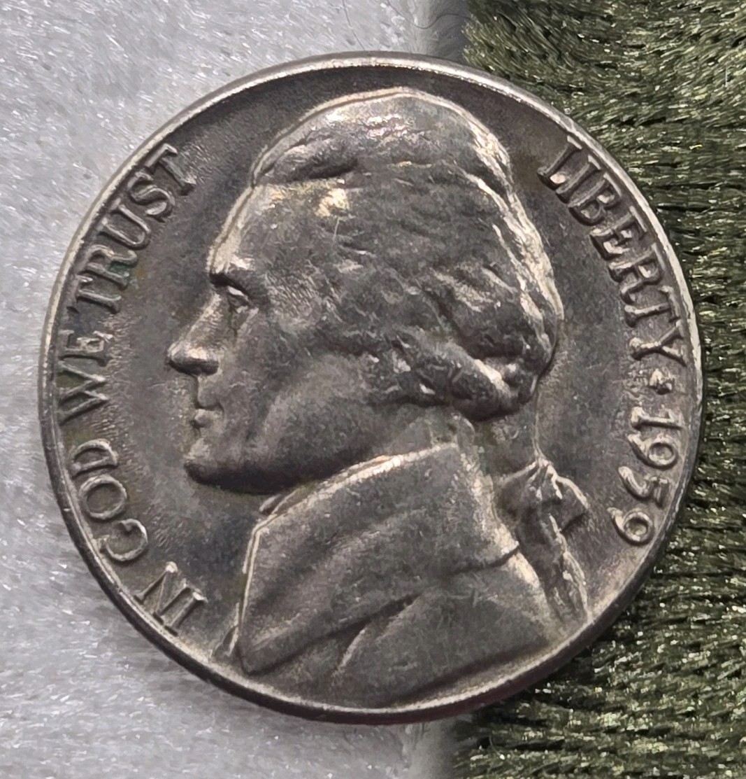 1959-D 5c Jefferson Nickel